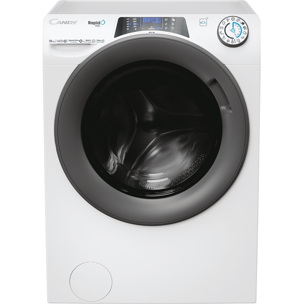 Masina de spalat rufe frontala CANDY RP 4106BWMR/1-S, Wi-Fi, 10 kg, 1400rpm, Clasa A, alb