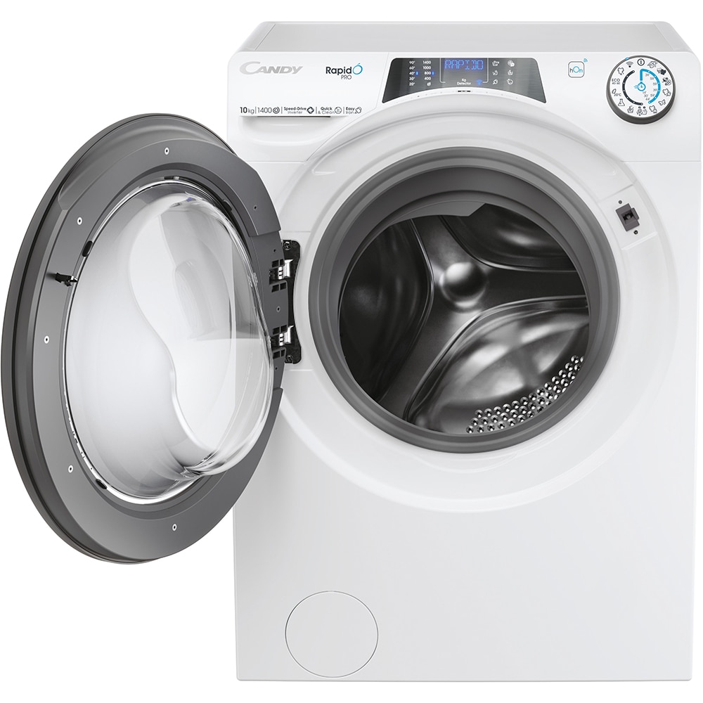 Masina de spalat rufe frontala CANDY RP 4106BWMR/1-S, Wi-Fi, 10 kg, 1400rpm, Clasa A, alb