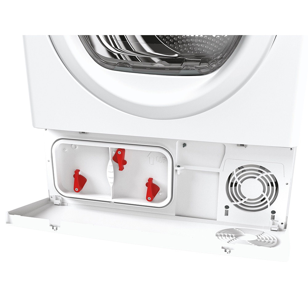 Uscator de rufe CANDY CSOE H10A2TE-S, Pompa de caldura, 10 kg, 14 programe, Clasa E, Wi-Fi, alb