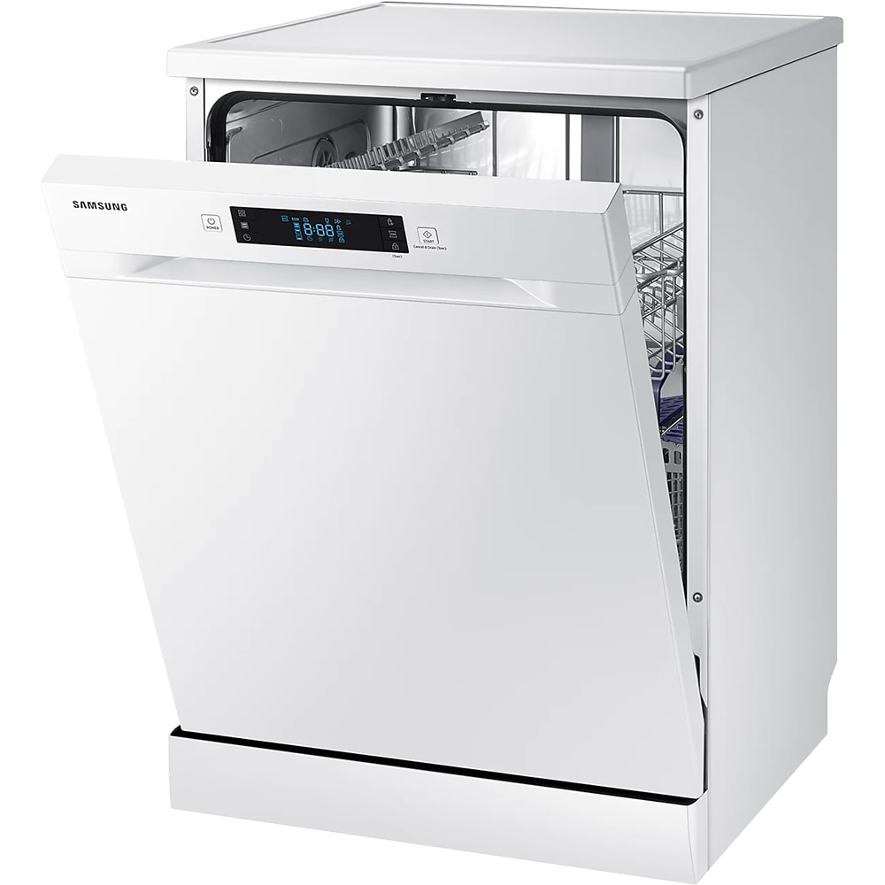 Masina de spalat vase independenta SAMSUNG DW60M6040FW, 13 seturi, 6 programe, 60 cm, Clasa E, alb