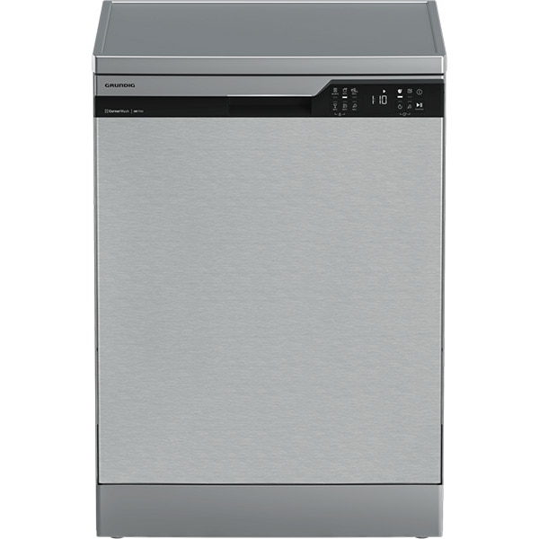 Masina de spalat vase independenta GRUNDIG GNFP3630XB, CornerWash, 16 seturi, 6 programe, 60cm, Clasa C, inox
