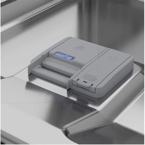 Masina de spalat vase incorporabila GRUNDIG GNVP4631B, CornerWash, 16 seturi, 8 programe, 60 cm, Clasa C, panou comanda argintiu