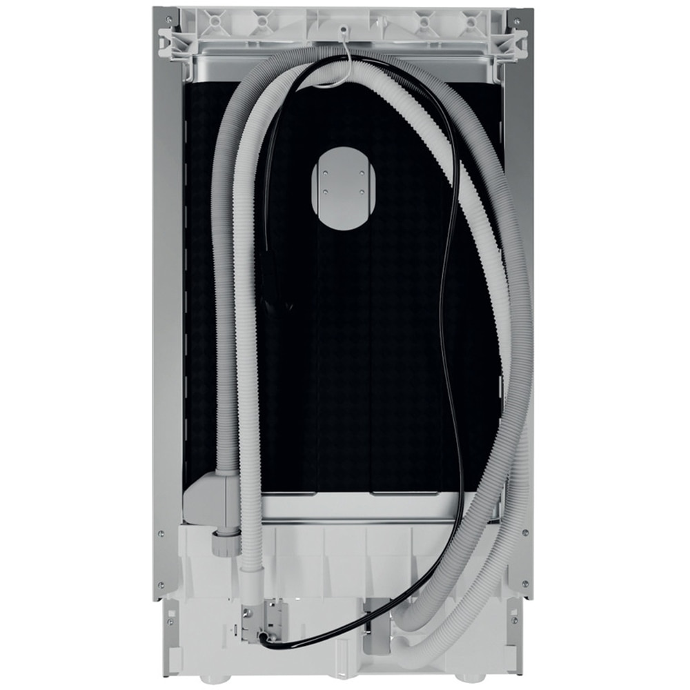 Masina de spalat vase semi-incorporabila WHIRLPOOL WSBO3O34PFX, 6th sense, 10 seturi, 8 programe, 45 cm, Clasa D, inox