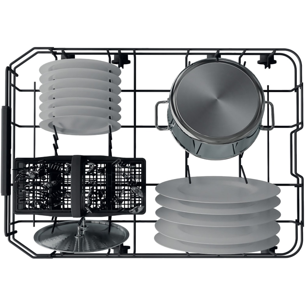 Masina de spalat vase incorporabila WHIRLPOOL WSIC3M27C, 10 seturi, 45 cm, Clasa E, panou comanda inox