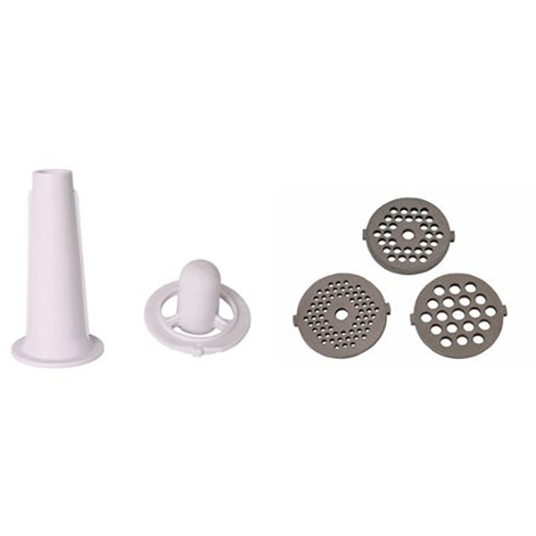 Masina de tocat carne MYRIA MY4095, 0.5kg/min, 1500W, accesoriu carnati/suc de rosii/feliere/razuire, rosu-alb