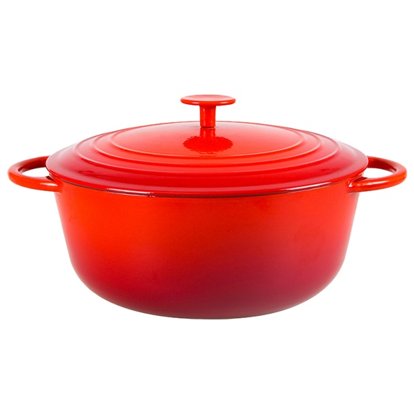 Cratita fonta MYRIA MY4172, 6l, 28cm, fonta, rosu