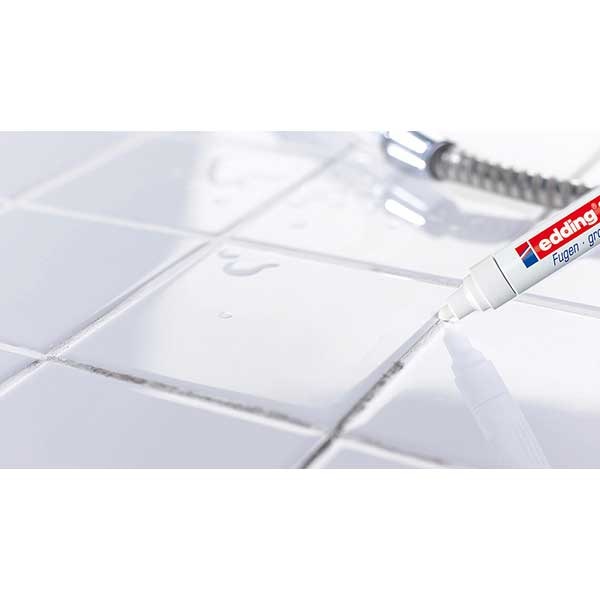 Marker pentru rosturi EDDING 8200, 2-4 mm, argintiu