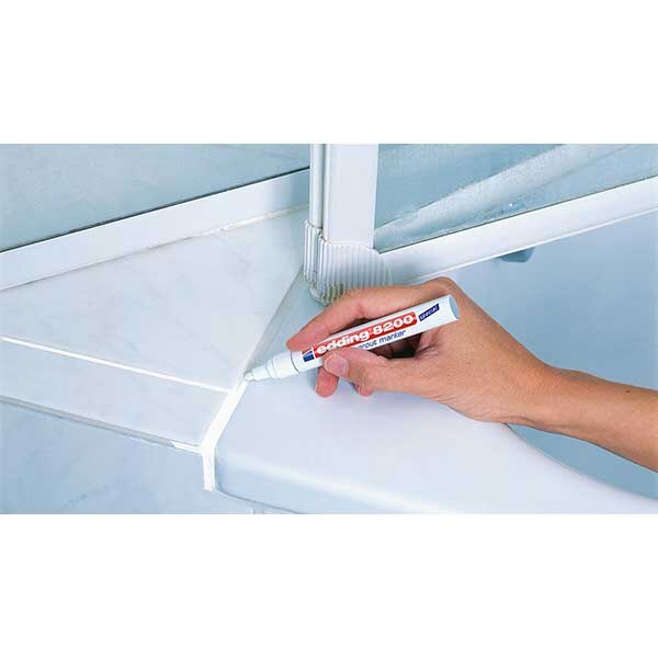 Marker pentru rosturi EDDING 8200, 2-4 mm, argintiu