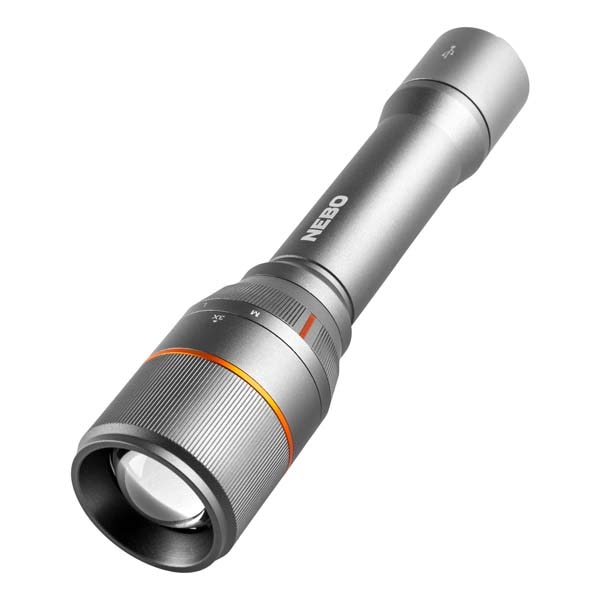 Lanterna LED NEBO Newton 3500 NEB-FLT-0021-G, 3500 lumeni, Acumulator 4500mAh, gri