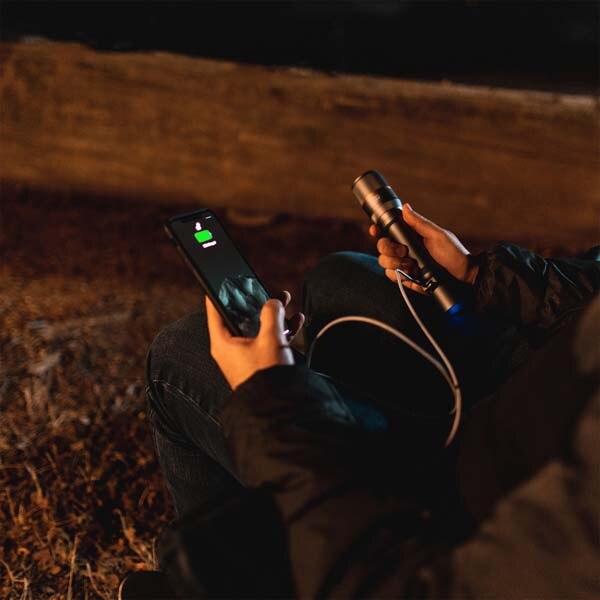 Lanterna LED NEBO Newton 3500 NEB-FLT-0021-G, 3500 lumeni, Acumulator 4500mAh, gri
