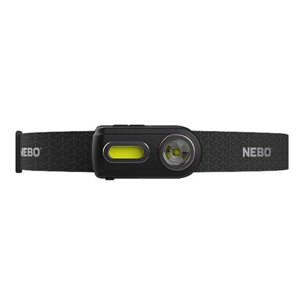 Lanterna LED frontala NEBO Einstein 400 NEB-HLP-0005-G, 400 lumeni, Acumulator 300mAh, gri