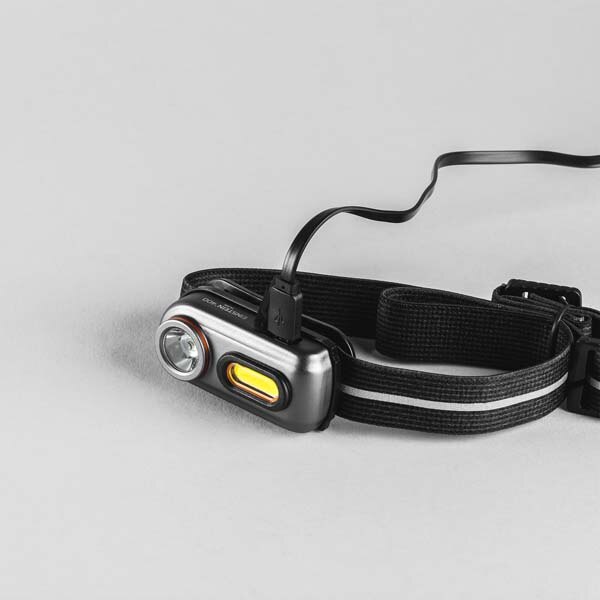 Lanterna LED frontala NEBO Einstein 400 NEB-HLP-0005-G, 400 lumeni, Acumulator 300mAh, gri