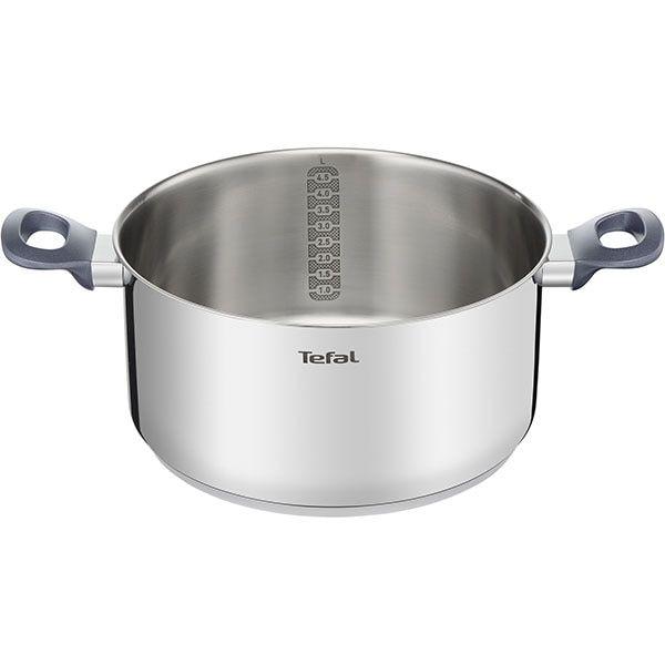 Set vase TEFAL Daily Cook G713SB45, 11 piese, 16- 28cm, otel, argintiu