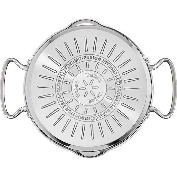 Set vase TEFAL Duetto Plus G719SA74, 10 piese, 16-24cm, otel, argintiu