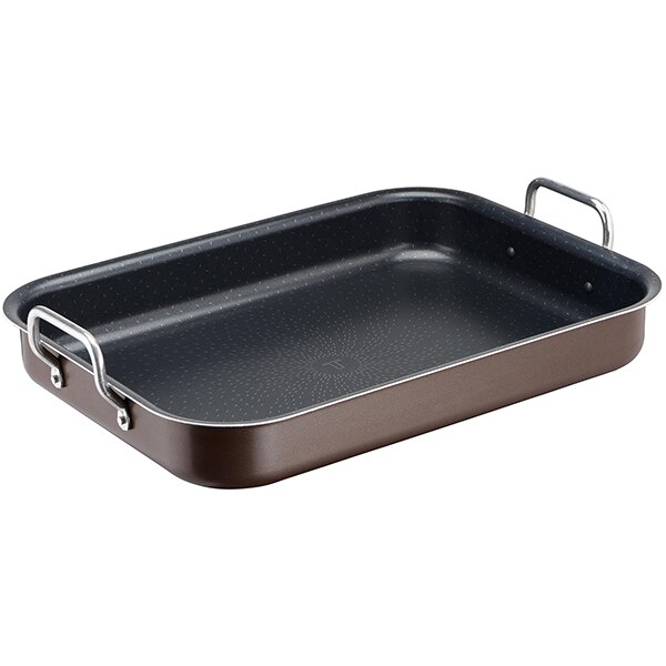 Tava de copt TEFAL Succes J1605902, 37x27cm, aluminiu, negru