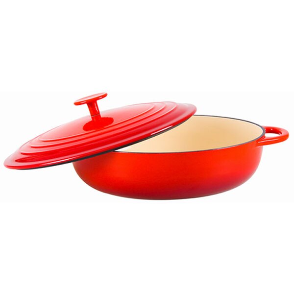 Cratita MYRIA MY4173, 4l, 28cm, fonta, rosu