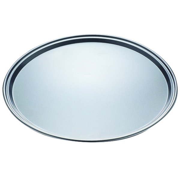 Tava de pizza MYRIA MY4195, 32.5cm, argintiu