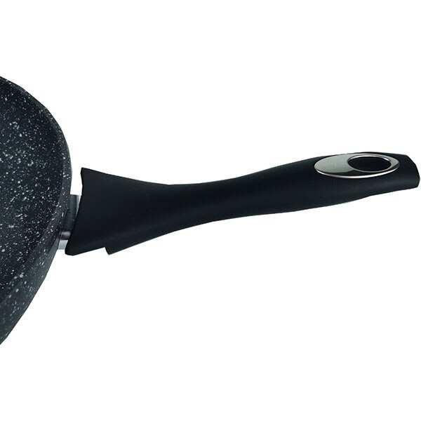 Cratita cu capac MYRIA MY4426, 2.8l, 20cm, aluminiu, negru