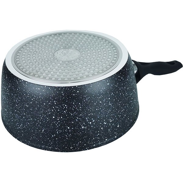 Cratita cu capac MYRIA MY4426, 2.8l, 20cm, aluminiu, negru