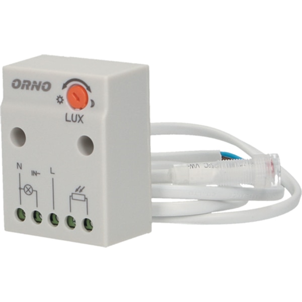 Senzor crepuscular ORNO OR-CR-233, cu sonda externa, IP65, alb