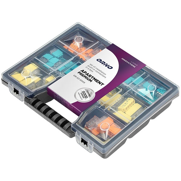 Set conectori electrici si cleme ORNO OR-SZ-8009, 109 piese, multicolor