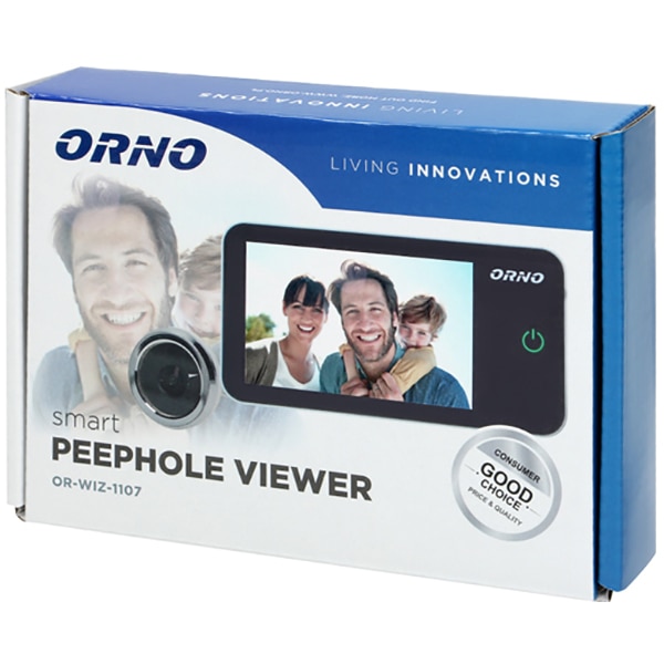 Vizor electronic ORNO OR-WIZ-1107, LCD, 4 inch, argintiu