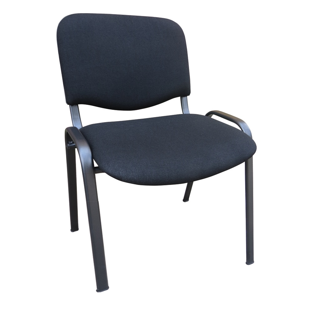 Scaun birou vizitator NIKY, stofa, negru