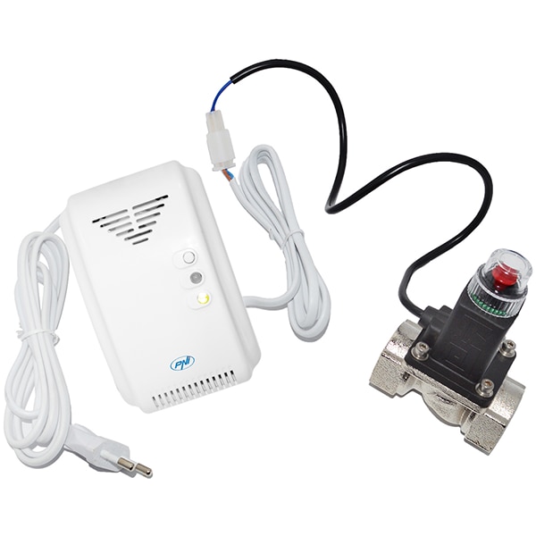 Kit senzor gaz PNI SH200 si electrovalva 3/4 Inch