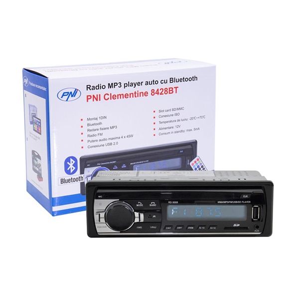 Player auto PNI Clementine 8428BT 4 x 45W, Bluetooth, USB