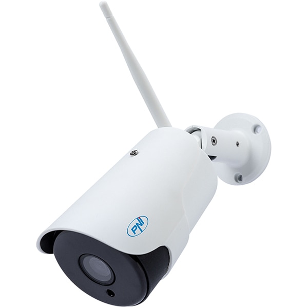 Camera IP Wireless PNI IP52, Full HD 1080p, IR, Night Vision, alb