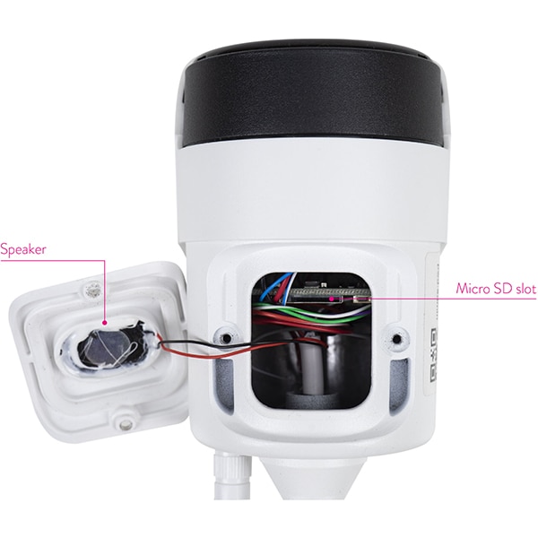 Camera IP Wireless PNI IP52, Full HD 1080p, IR, Night Vision, alb