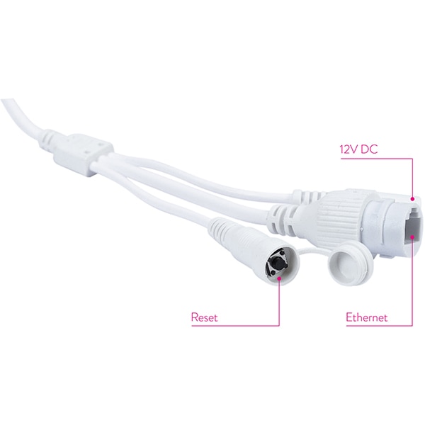 Camera IP Wireless PNI IP52, Full HD 1080p, IR, Night Vision, alb