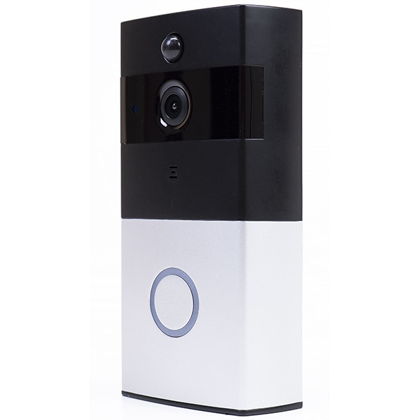 Interfon video Wireless Smart PNI SafeHome PT710B, HD 1080p, Sonerie, alb-negru