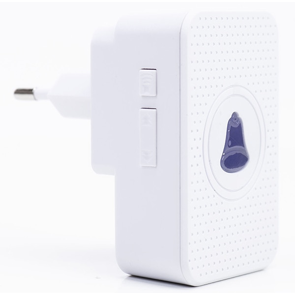 Interfon video Wireless Smart PNI SafeHome PT710B, HD 1080p, Sonerie, alb-negru