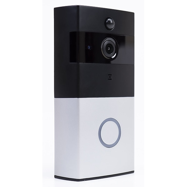 Interfon video Wireless Smart PNI SafeHome PT710B, HD 1080p, Sonerie, alb-negru