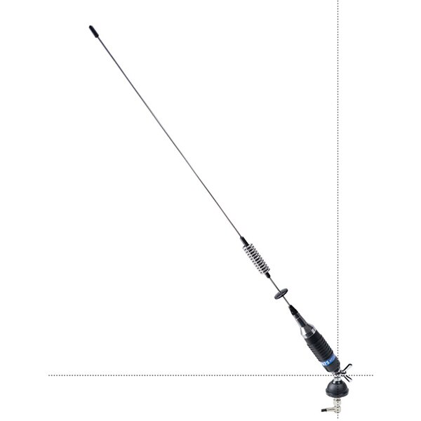 Antena CB PNI S75 cu fluture, 54 cm, cablu 4m