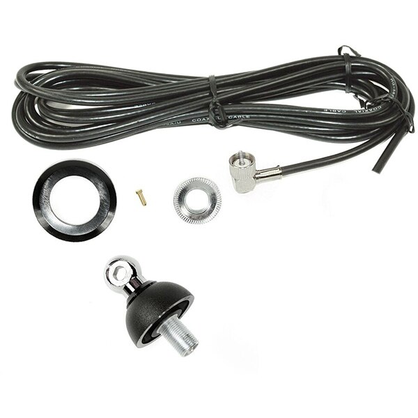 Antena CB PNI S75 cu fluture, 54 cm, cablu 4m