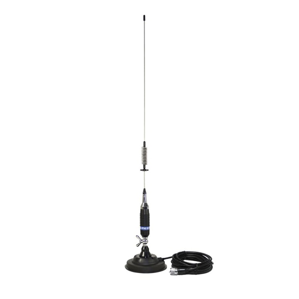 Antena CB PNI S75 cu fluture, cu magnet inclus, 76 cm