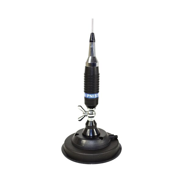 Antena CB PNI S75 cu fluture, cu magnet inclus, 76 cm