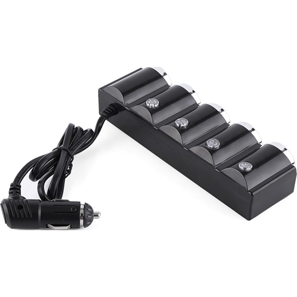 Splitter bricheta auto PNI Lighter 04, 4 porturi, 2 x USB, negru