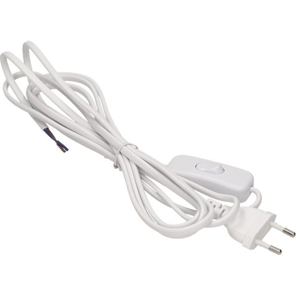 Cablu alimentare cu comutator ORNO OR-AE-1394/W, 3680W, 16A, 3m, alb