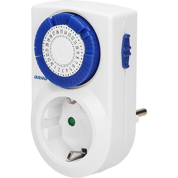 Priza programabila ORNO OR-PRE-427(GS), 3500W, 16A, alb