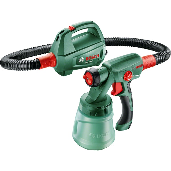 Pistol de vopsit Bosch PFS 1000 0603207000, 410W, rezervor 800ml, capacitate pompare 100ml/min, lungime furtun 1.3m + duza pentru vopsele