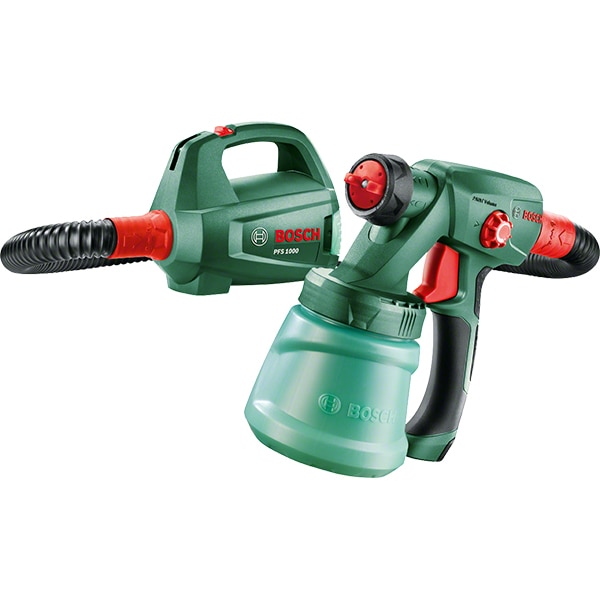 Pistol de vopsit Bosch PFS 1000 0603207000, 410W, rezervor 800ml, capacitate pompare 100ml/min, lungime furtun 1.3m + duza pentru vopsele