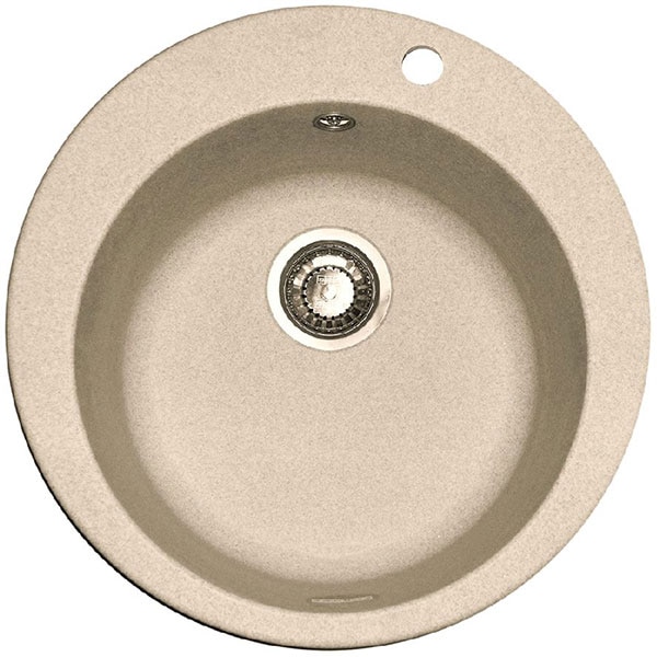 Pachet chiuveta FRANKE ROG 610, 1 cuva, granit + baterie Pola, avena