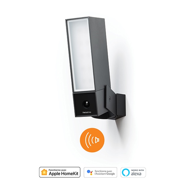 Camera supraveghere exterior NETATMO NOC-S-EC, Full HD 1080p, IR, Wi-Fi, Sirena, alb