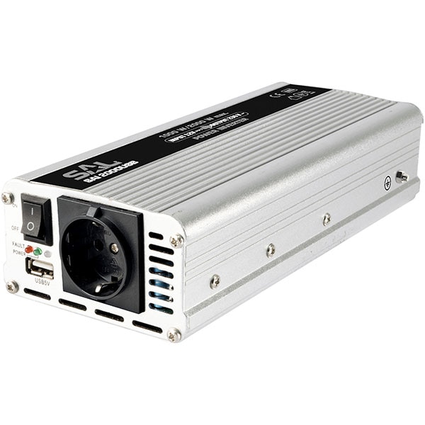 Invertor de tensiune SAL 2000USB, 2000W, 12V DC