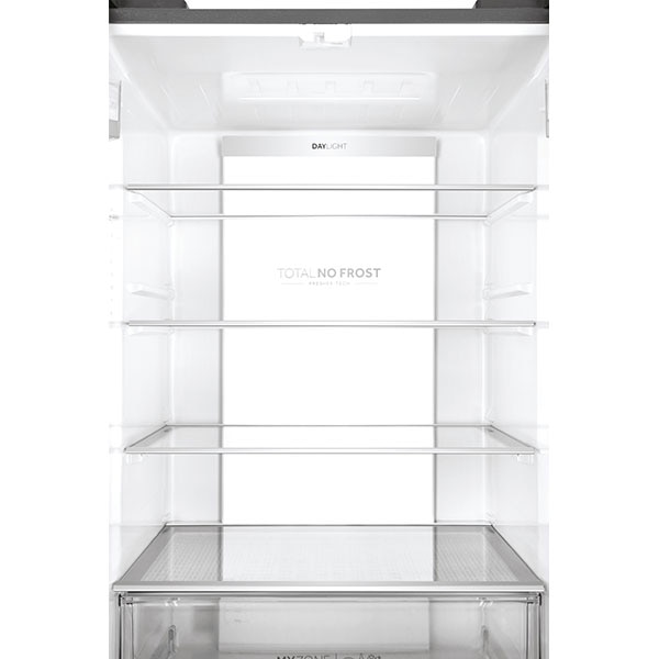 Side By Side HAIER HB17FPAAA, No Frost, 446 l, H 190 cm, Clasa E, inox