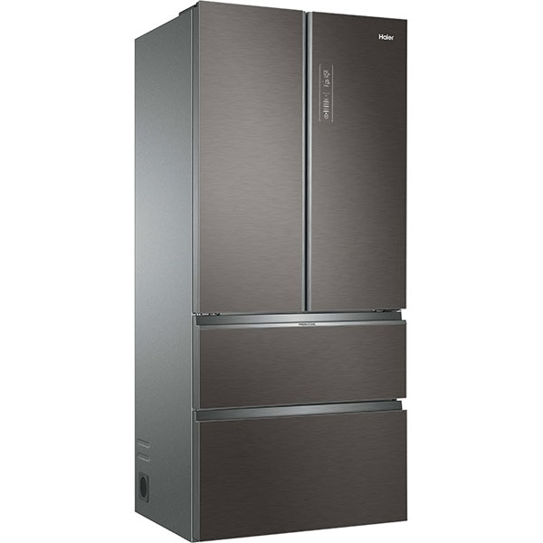 Side By Side HAIER HB18FGSAAA, No Frost, 539 l, H 190 cm, Clasa E, argintiu