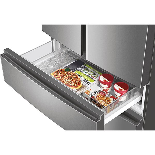 Side By Side HAIER HB26FSSAAA, No Frost, 750 l, H 190 cm, Clasa E, inox